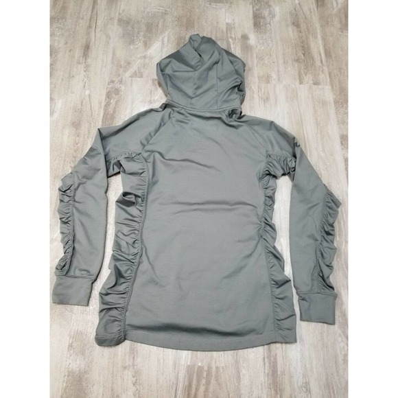 Jo+Jax Fiora Runched Dance Activewear Full Zip Hood Jacket Women's Size Small - Picture 5 of 10